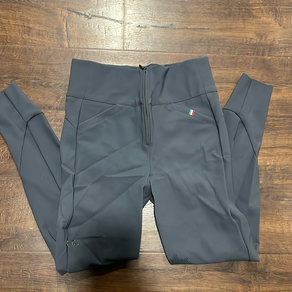 For horses front zipper riding pants
